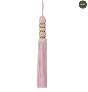 10.5" Light Pink Tassel Ornament