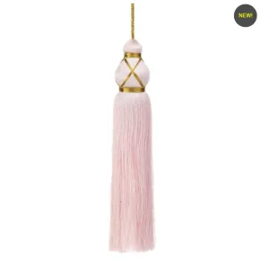 7.5" Light Pink Tassel Ornament