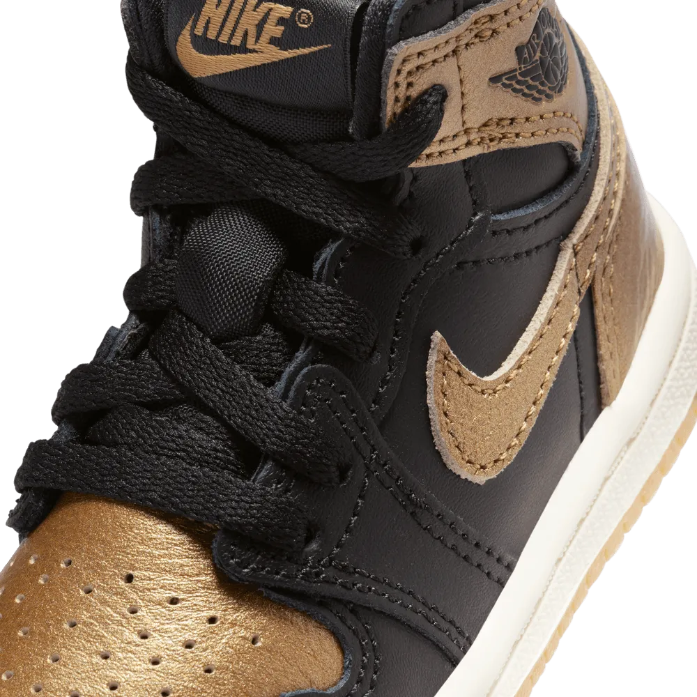 Air Jordan 1 Retro High OG TD 'Black Metallic Gold'