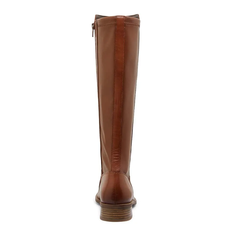 Alastair Boot in Mid Brown Leather