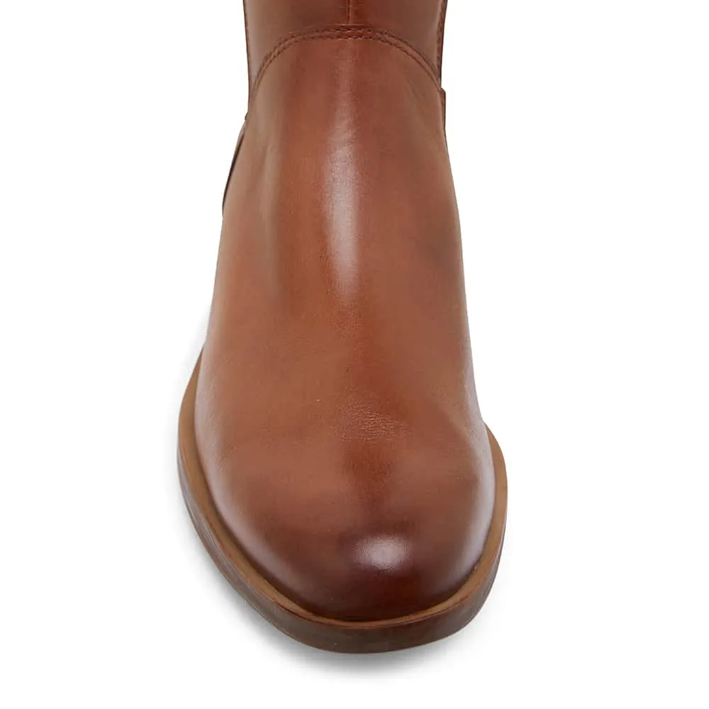 Alastair Boot in Mid Brown Leather