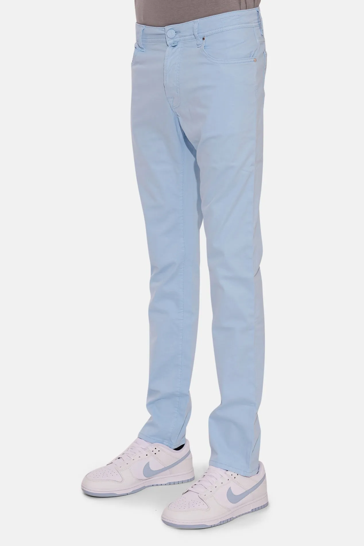 Bard Soft Stretch Twill 5 Pkt Sky Azure