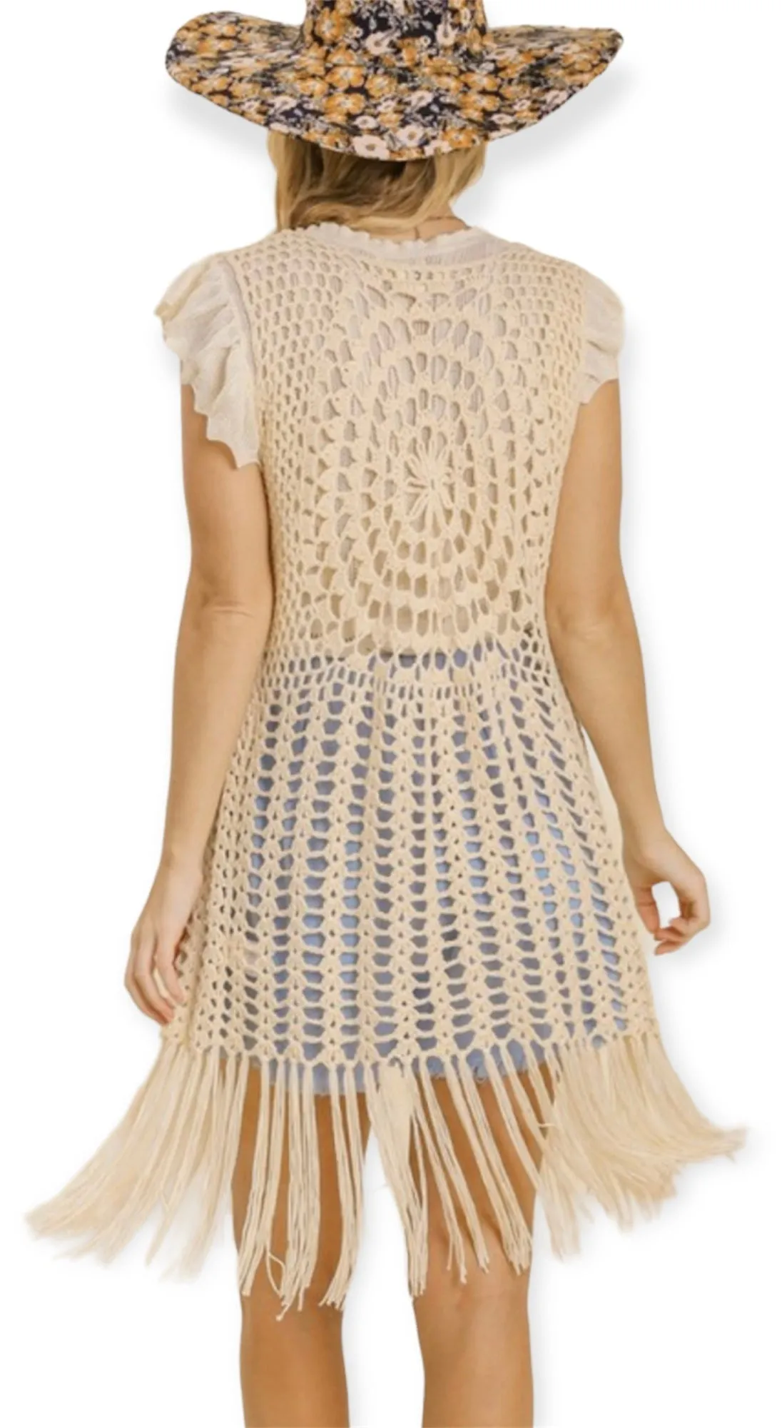 Belle's Tassel knit Vest