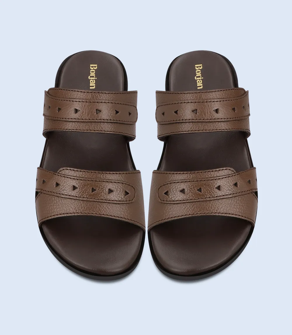 BM5538-COFFEE-Men Slipper