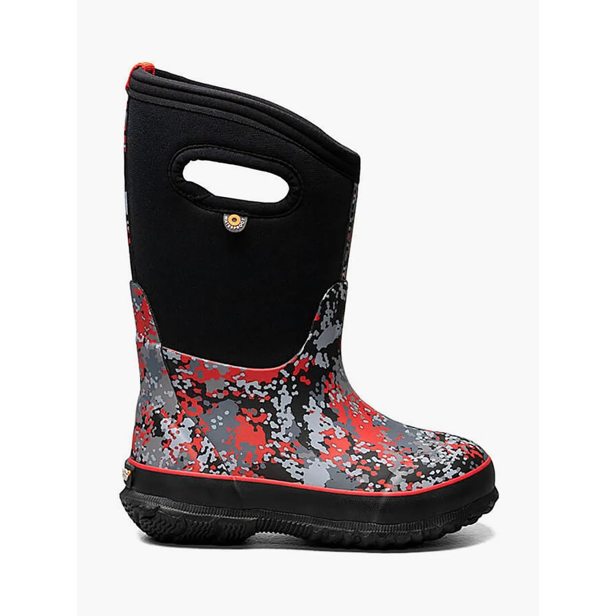 BOGS Black Multi Micro Camo Classic Boots