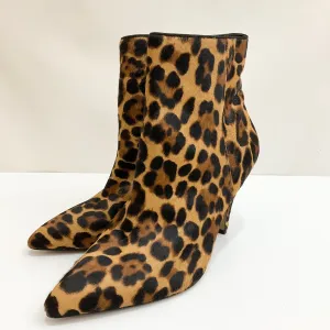 Boots Ankle Heels By Vince Camuto In Animal Print, Size: 8.5