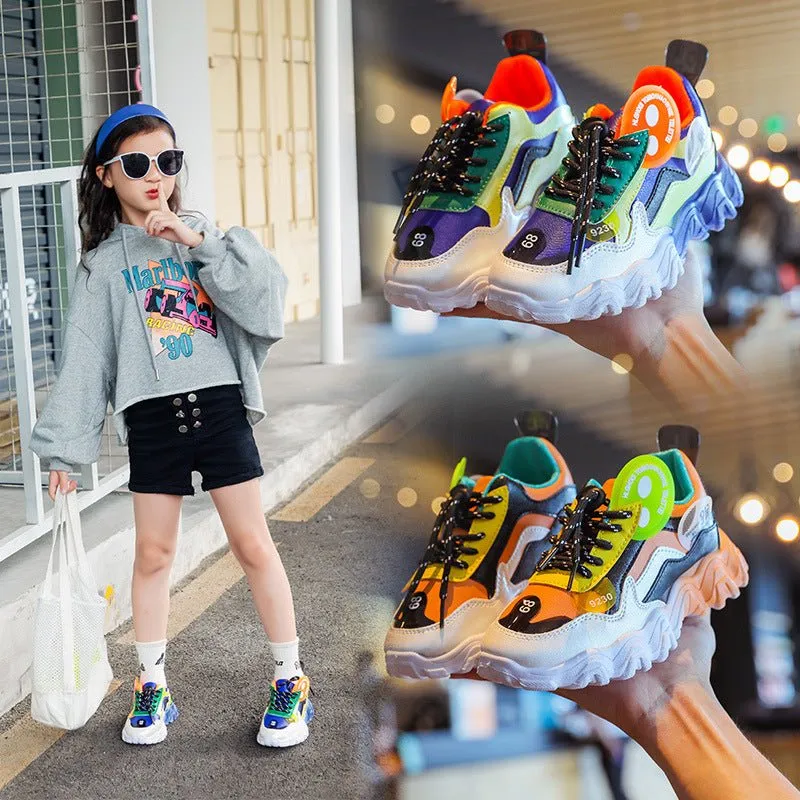 Children's Color-block Casual Sneakers