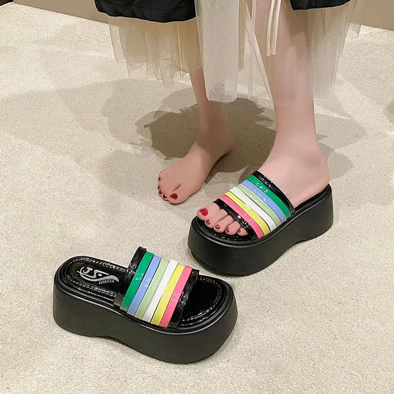 ColorArc Strappy Slippers