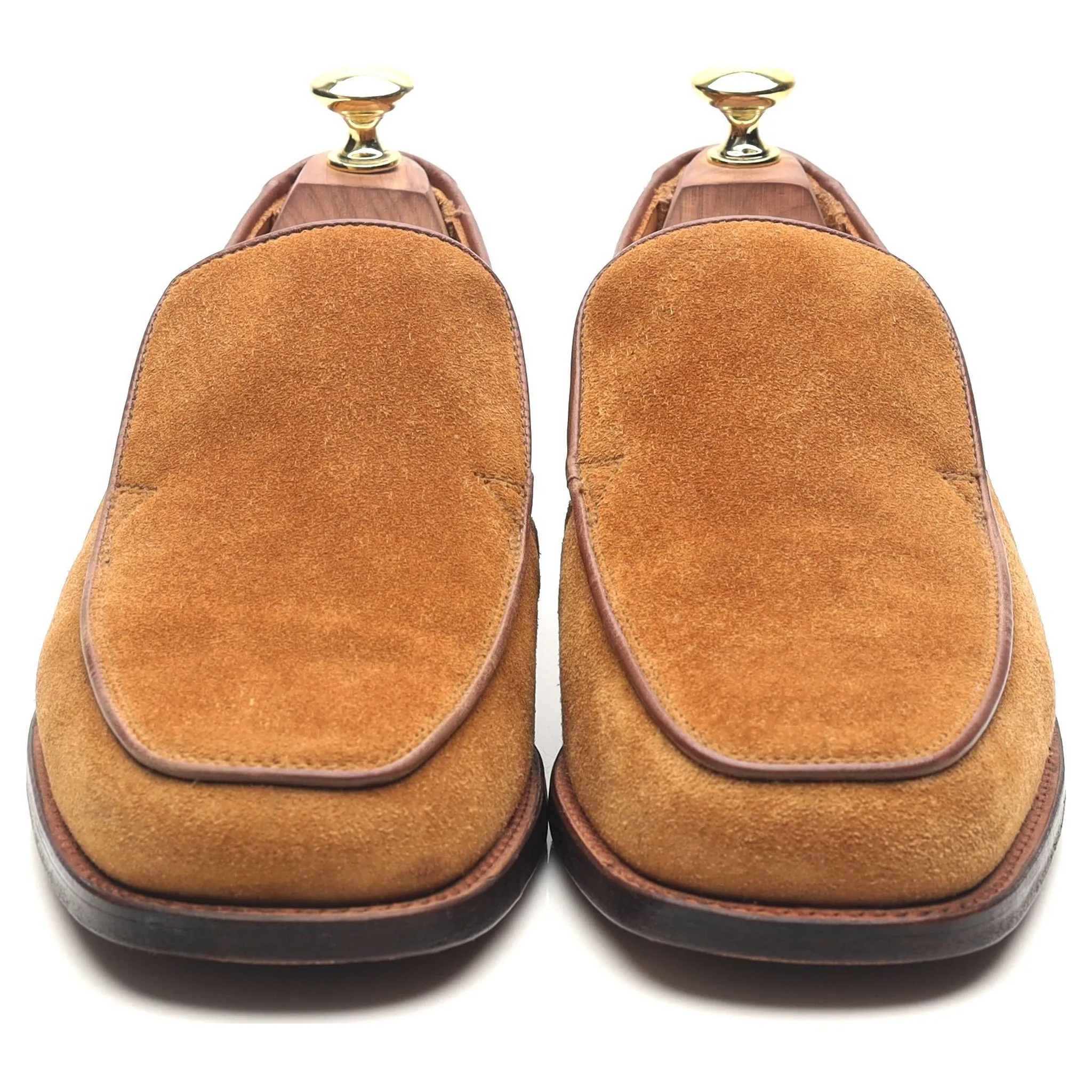 'Cuba' Tan Brown Suede Loafers UK 7.5 EX