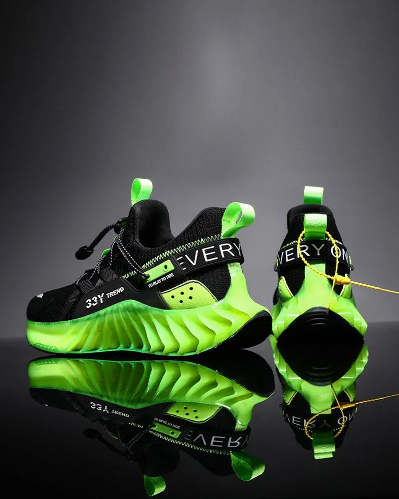 Cyberpunk Reflective Running Sneakers