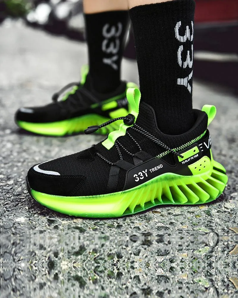 Cyberpunk Reflective Running Sneakers