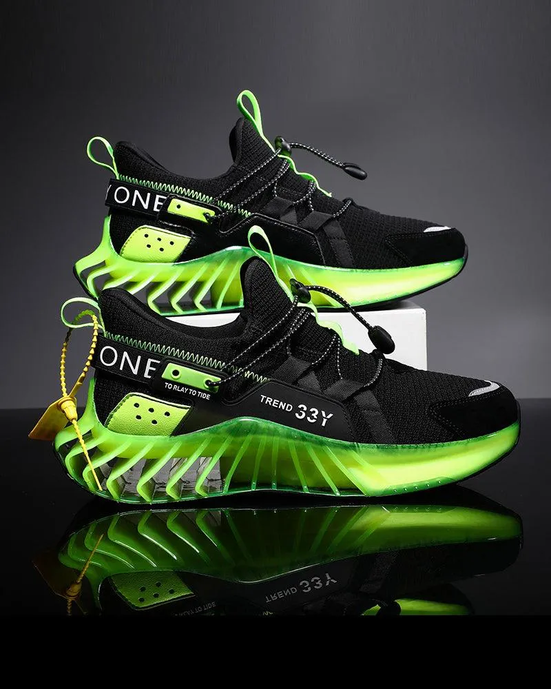 Cyberpunk Reflective Running Sneakers