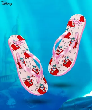 Disney Ariel HWDK3739L Women's Slippers | Stylish Comfortable Slippers with Cushioned Footbed Anti-Skid Soles | Perfect for Everyday Use Pink