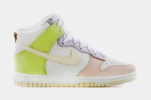 Dunk High Cashmere Womens Lifestyle Shoe (White/Cashmere/Lemon Twist)