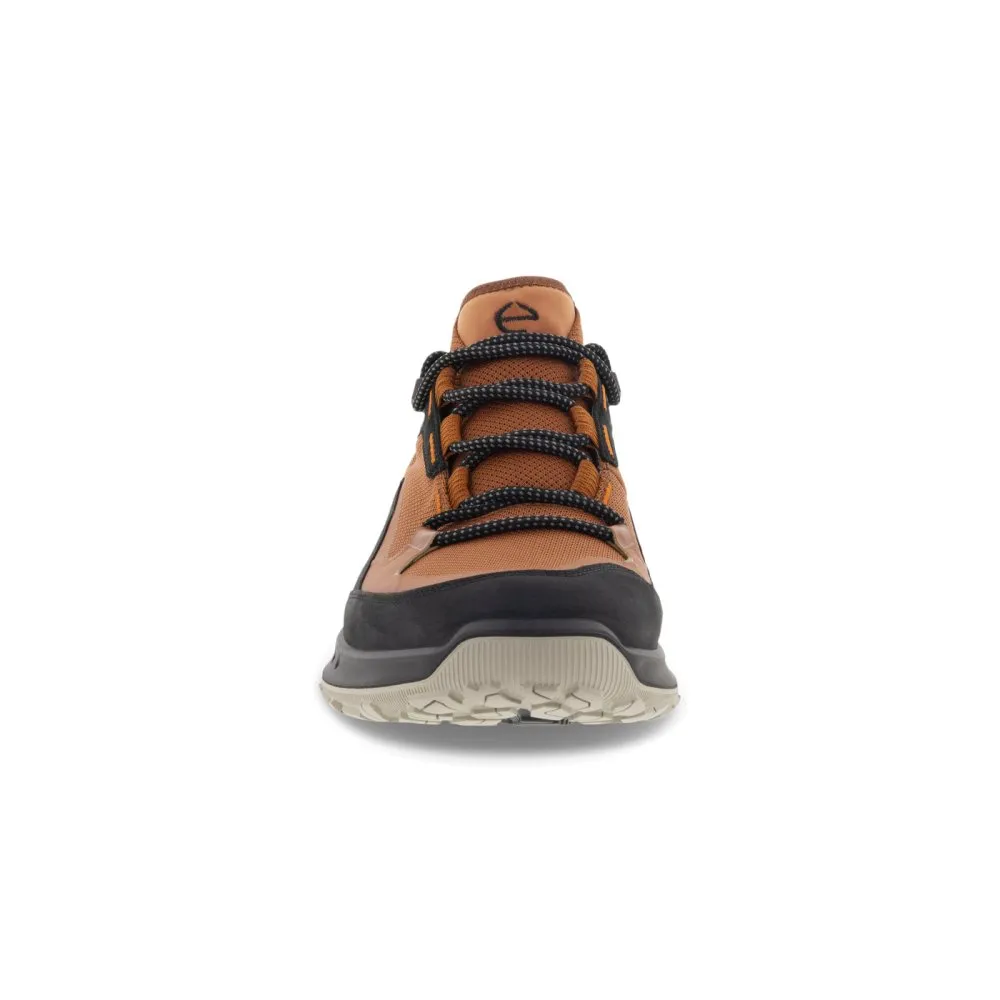 Ecco Men's ULT-TRN Waterproof Low Shoe - Black/Cognac