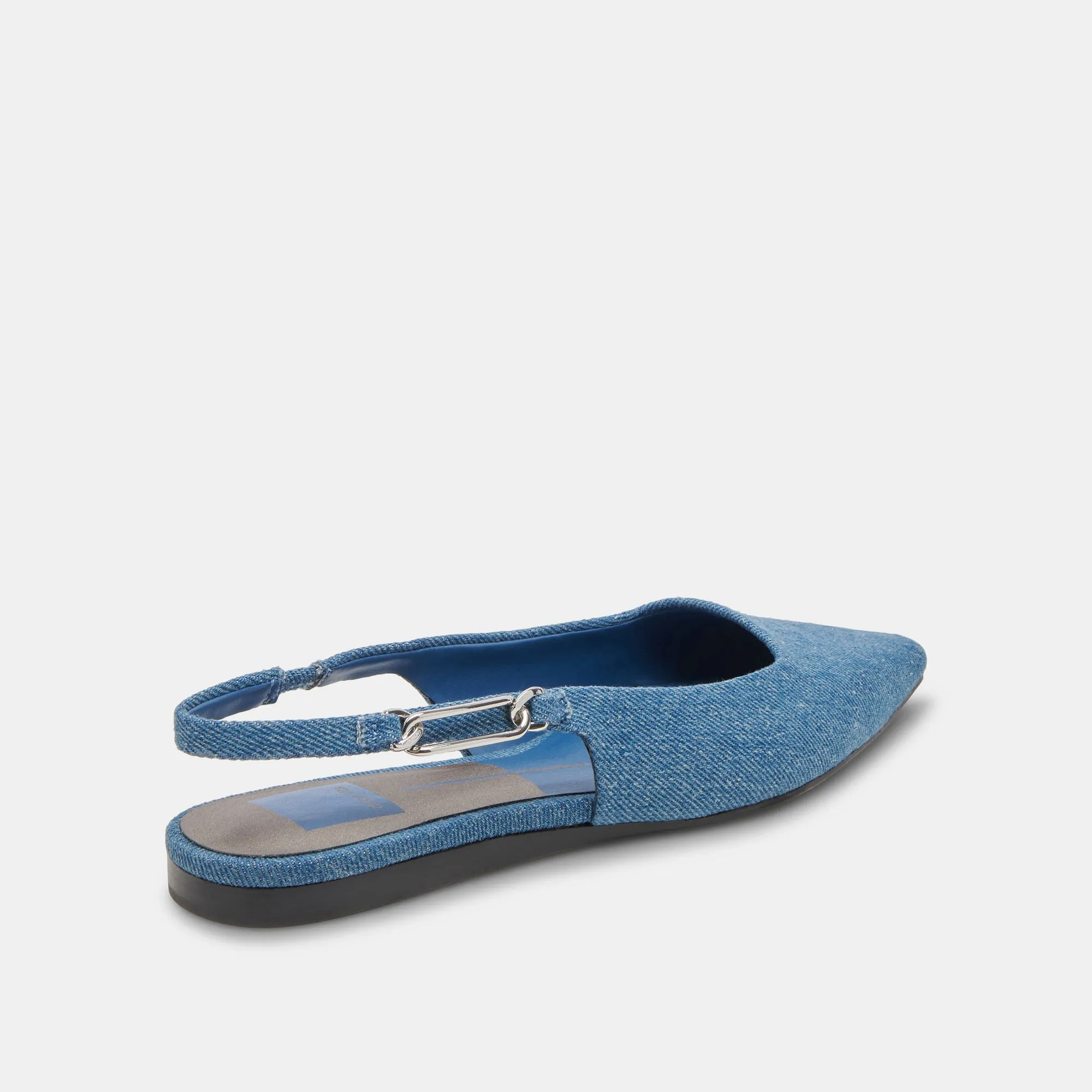 ELLEY FLATS BLUE DENIM