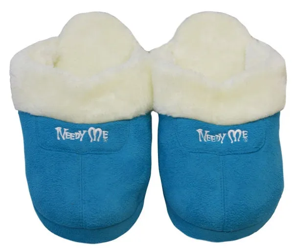 Faux Fur and Faux Suede Slippers, by Needy Me Sleepwear®