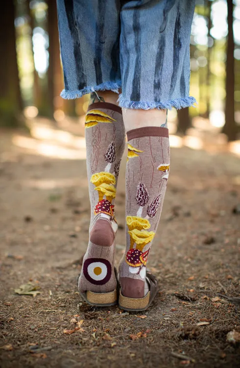 Forest Mushrooms Knee High