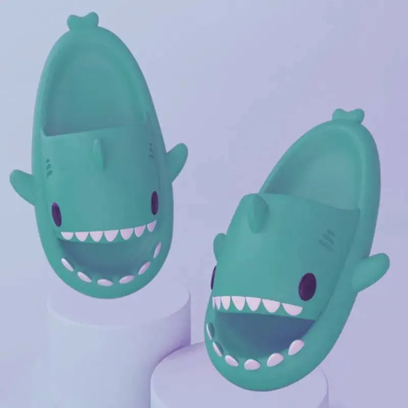 Funny Shark Cartoon Slippers for Indoor Outdoor Comfort and Fun