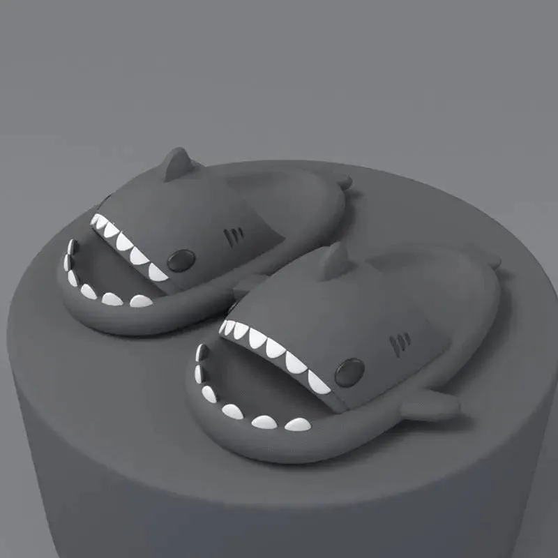 Funny Shark Cartoon Slippers for Indoor Outdoor Comfort and Fun