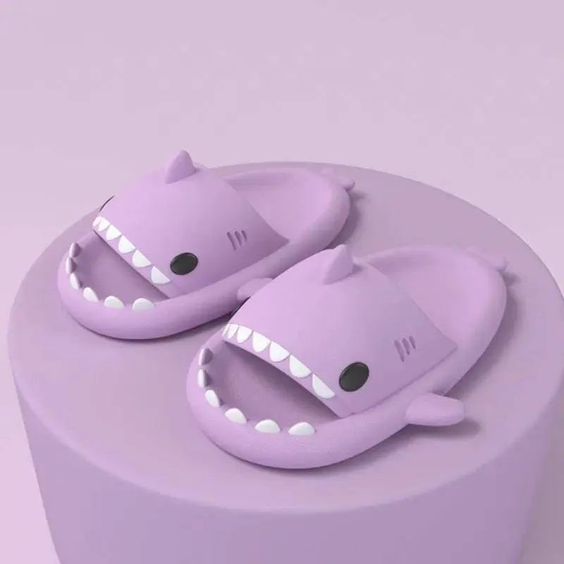 Funny Shark Cartoon Slippers for Indoor Outdoor Comfort and Fun