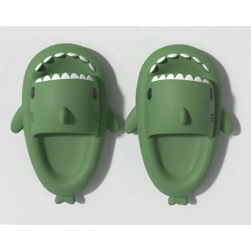 Funny Shark Cartoon Slippers for Indoor Outdoor Comfort and Fun