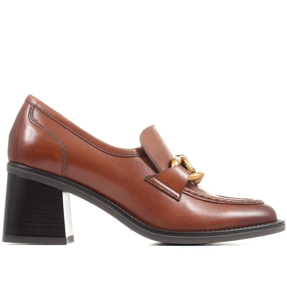 Genevra Chunky Heeled Loafers - GENEVRA / 323 018