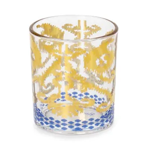 Golden Ikat Cocktail Glass