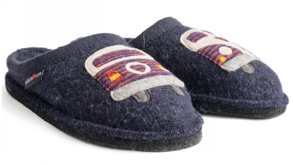 Haflinger Women's Hippie-Van Wool Slipper