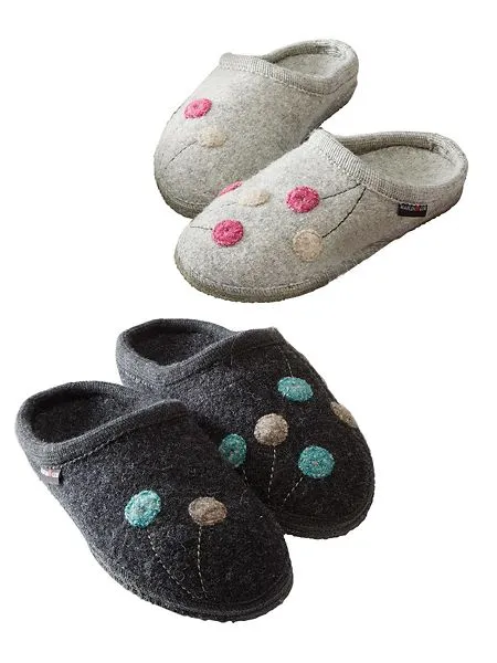 Haflinger Women's Walktoffel Solvejk Wool Slippers