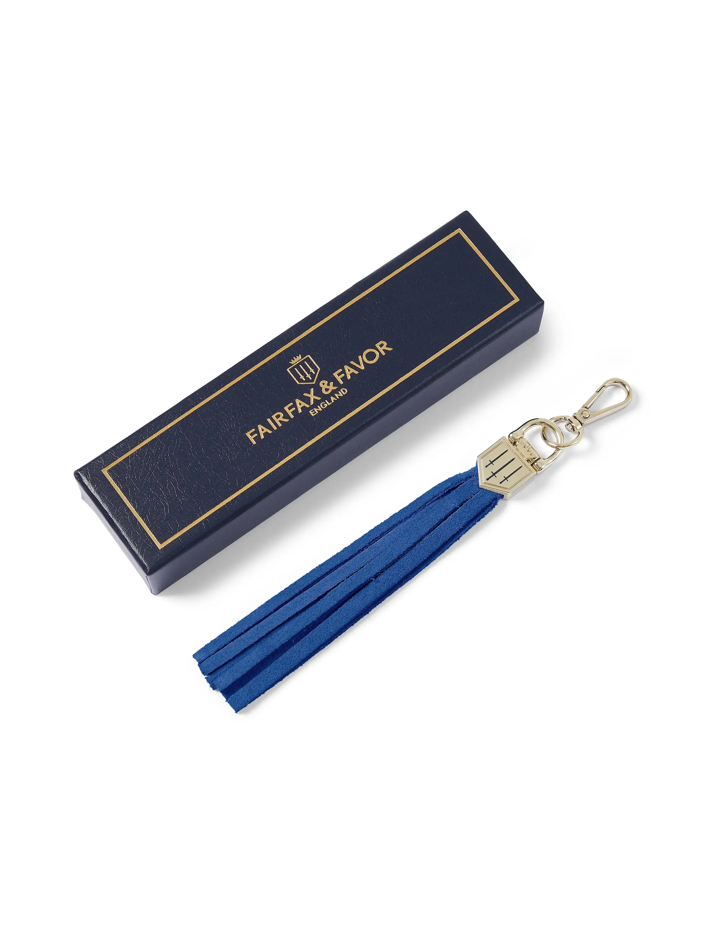 Handbag Tassel - Porto Blue Suede