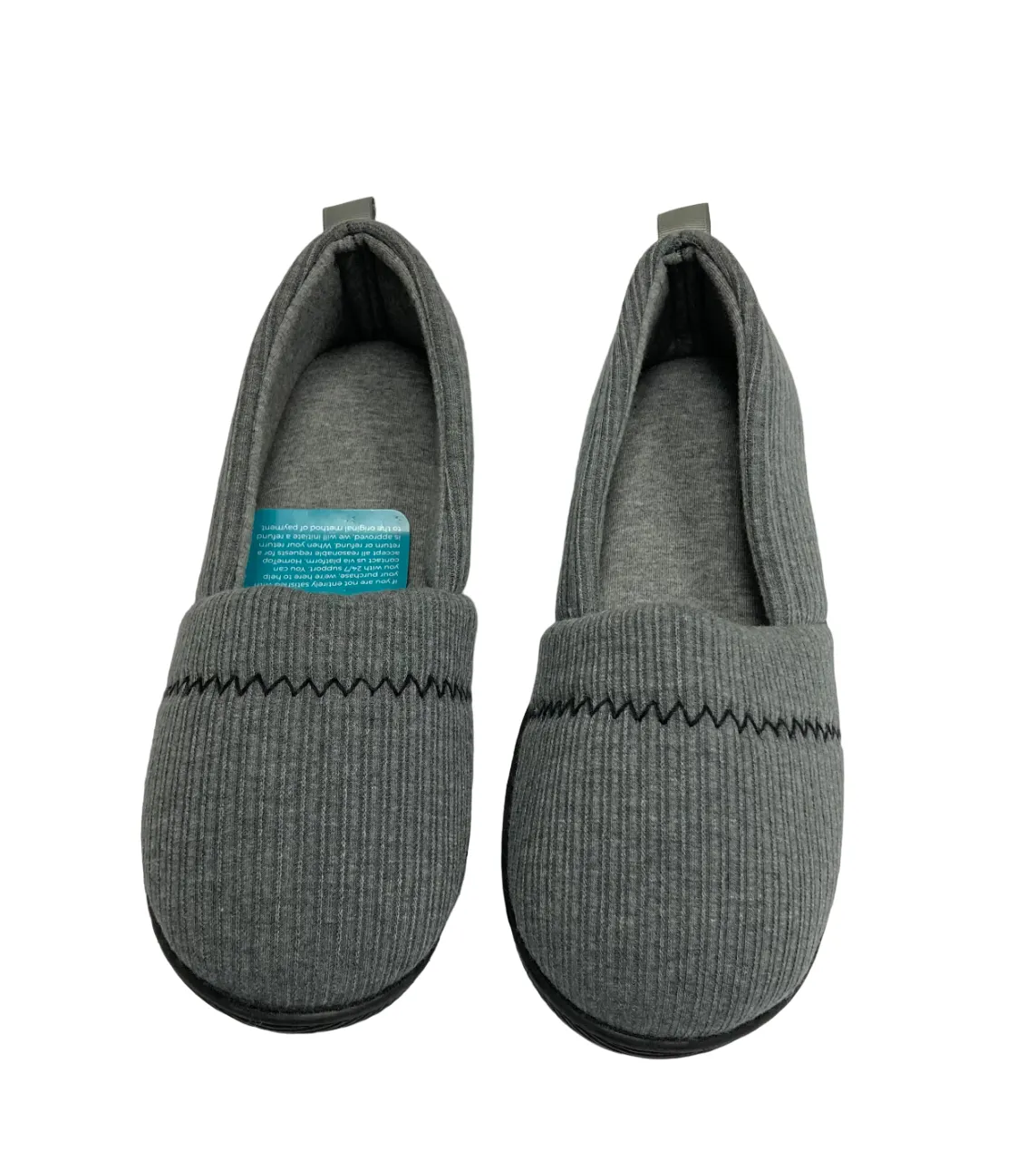 HomeTop Women's House Moccasins Slippers Gray