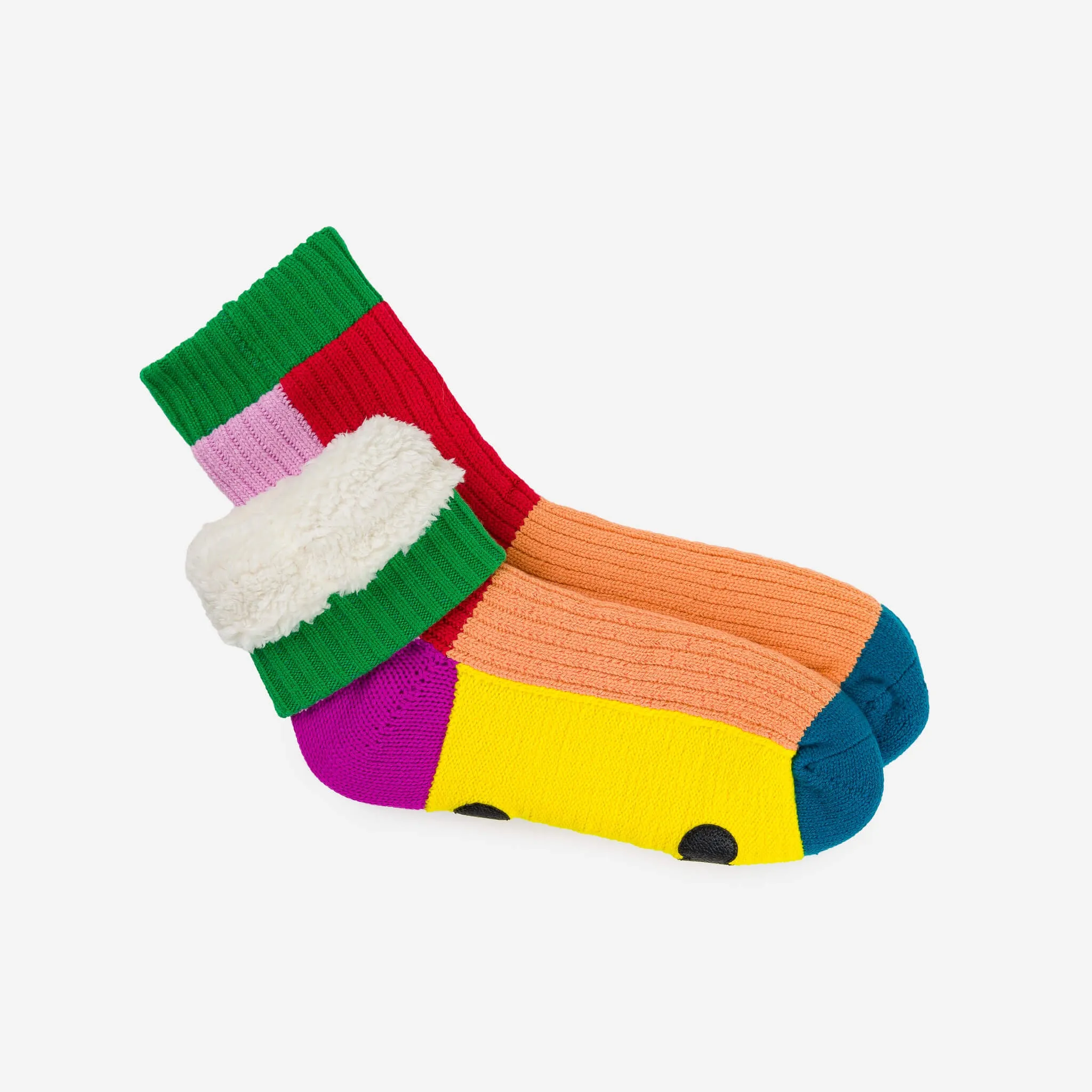 Kaleidoscope Knit House Socks