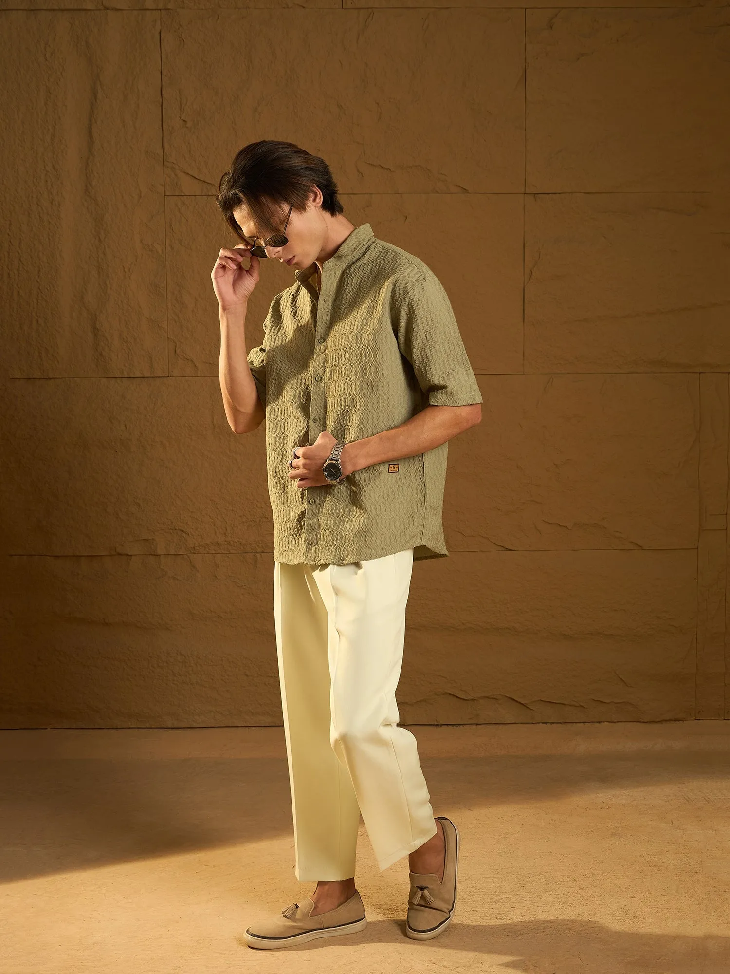 Korean Baggy Fit Double Pleated Trouser