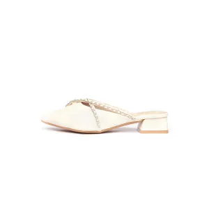 Kross Leather Slippers - Beige ( BEI )