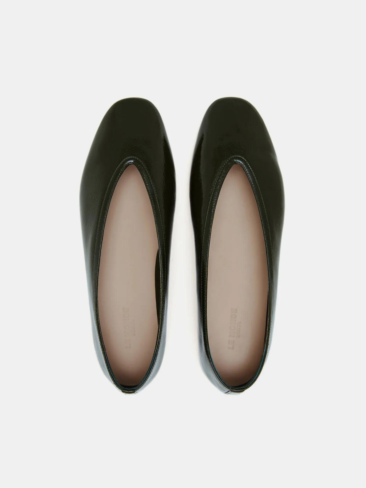 Luna Slipper / Green Patent Leather