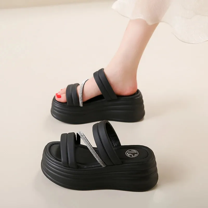 Luxe Lounge Platform Slippers