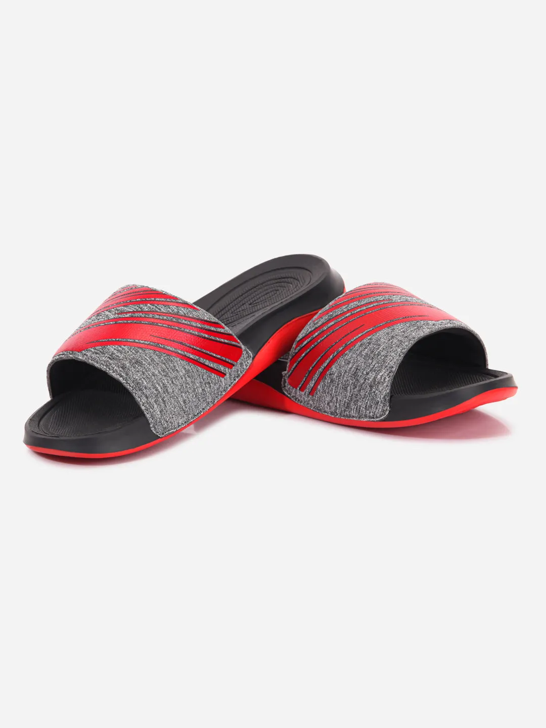 Men's Graphic Print Red Slider (ID5206)