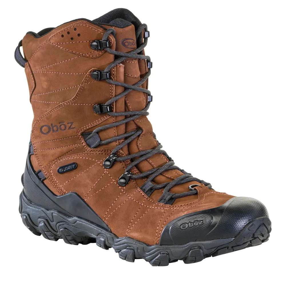 Men's Oboz Bridger 10" Insulated Waterproof Color: Grizzly