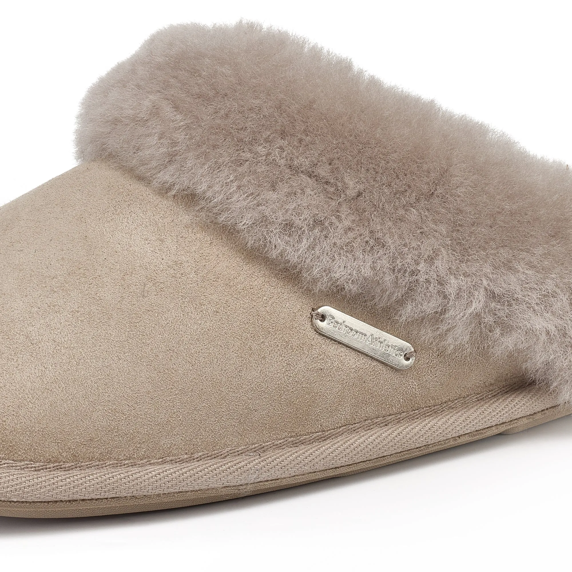 Molly - Double Faced Sheepskin Mule - Taupe