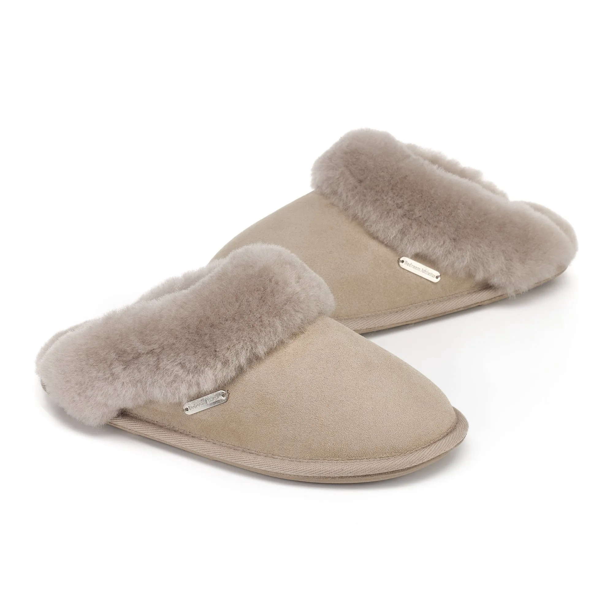 Molly - Double Faced Sheepskin Mule - Taupe