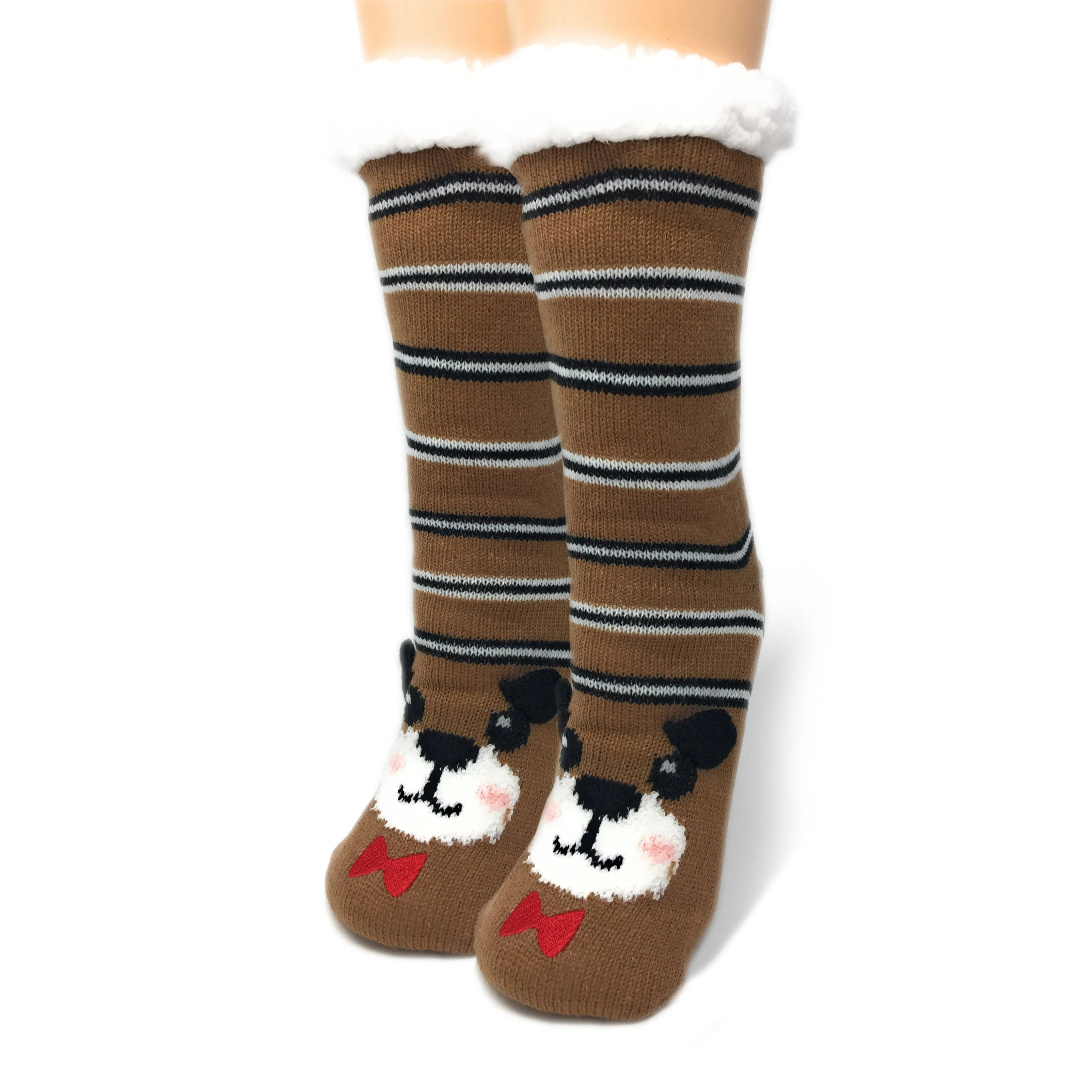 Mr. Bear Slipper Socks