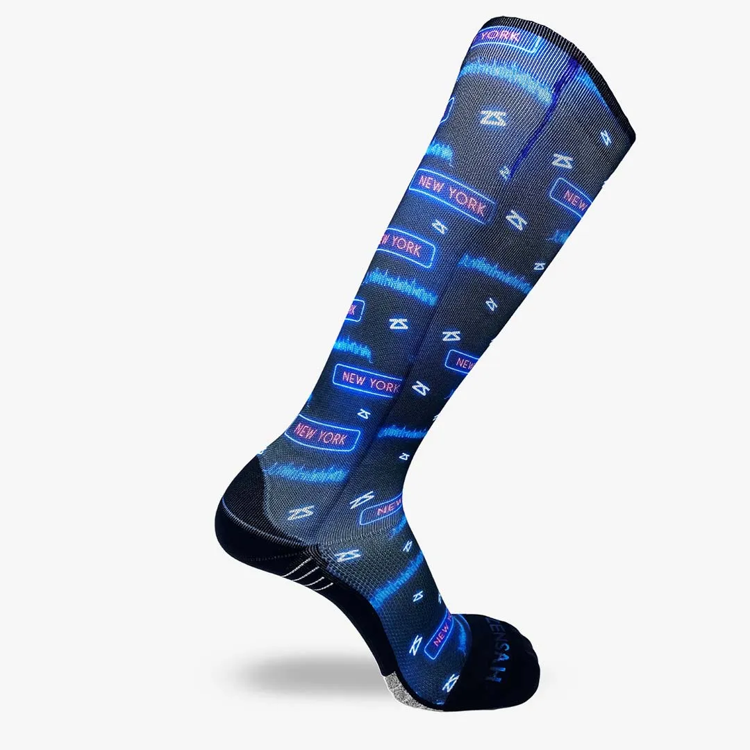 Neon NYC Compression Socks (Knee-High)