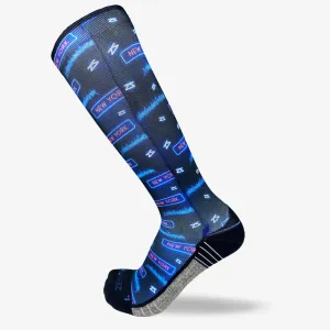 Neon NYC Compression Socks (Knee-High)