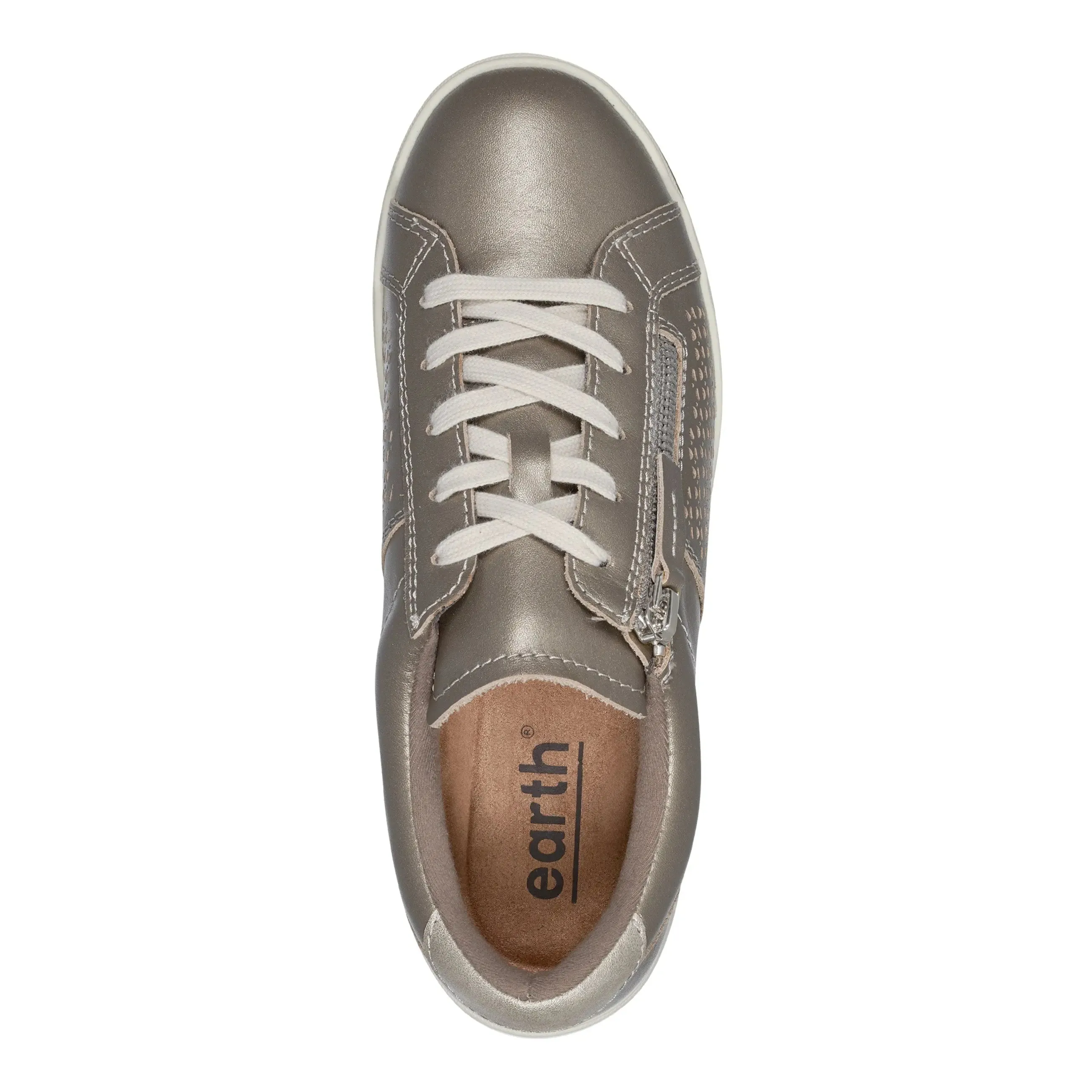 Netta Round Toe Casual Lace-up Sneakers