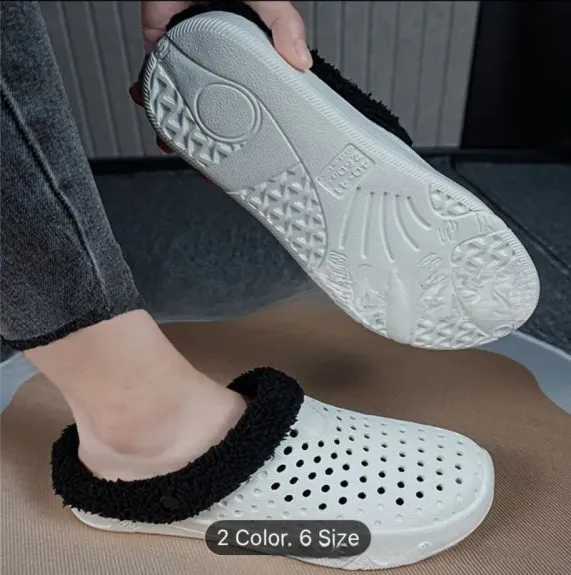 Non-slip Hole Cotton Slippers Crocs- King Stone Brothers and Co™️