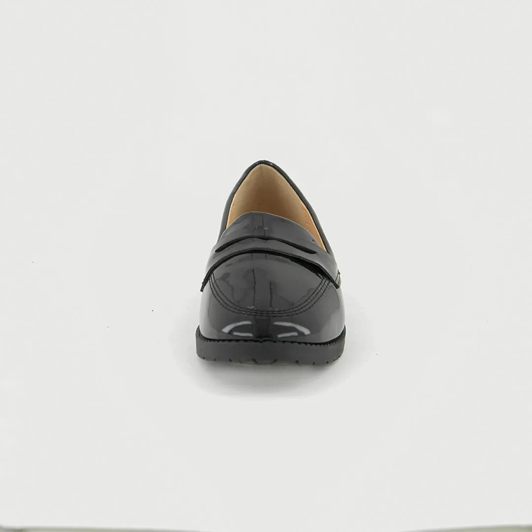 Patent Penny Loafer Shoe.Comfort In Sole.