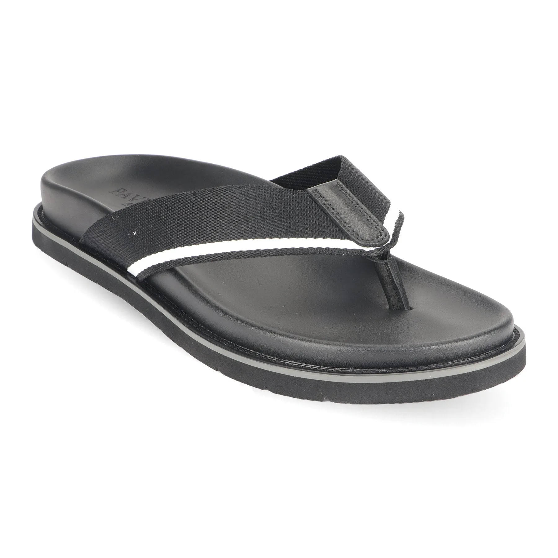 Pavers England stripped webbing toepost sandal