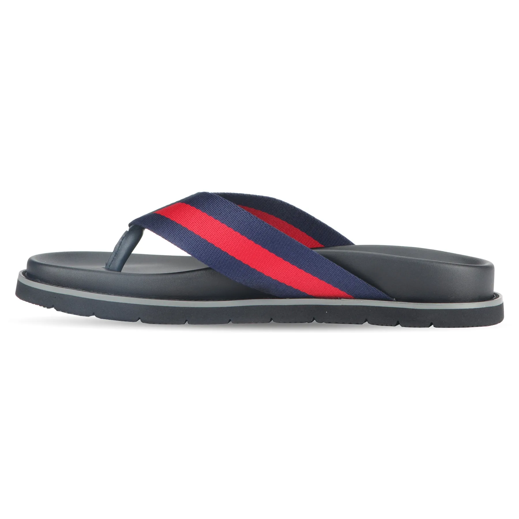 Pavers England stripped webbing toepost sandal