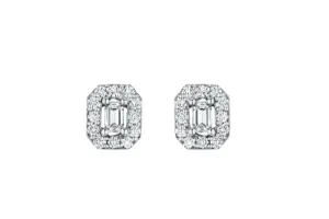 Penny Preville Emerald Cut Stud Earrings